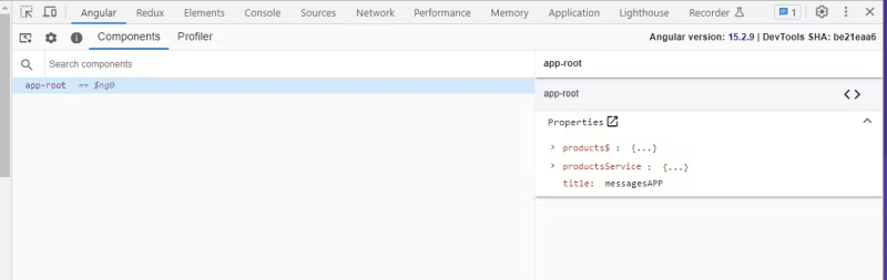 Angular DevTools debug