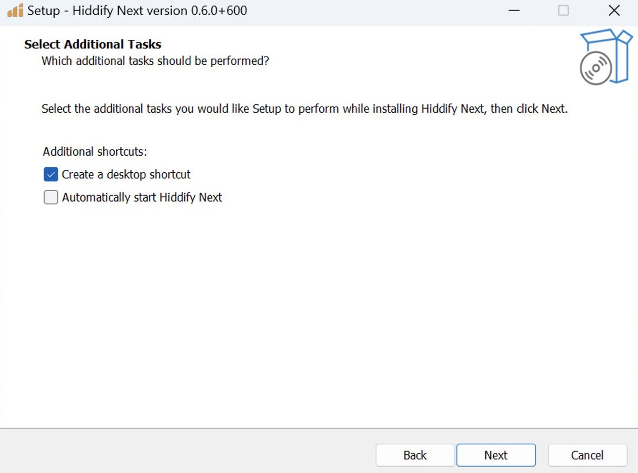 Install hiddify on Windows step 5