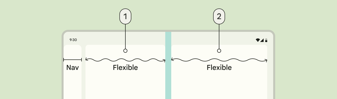 Material 3 layout split panes