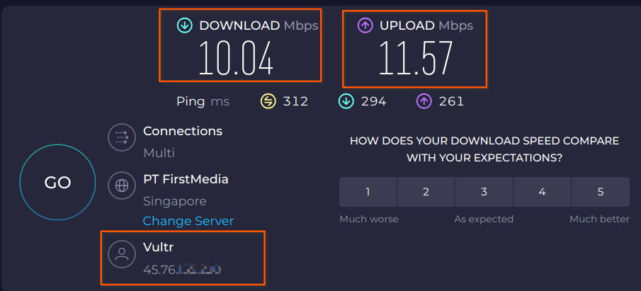 vmess node speedtesting